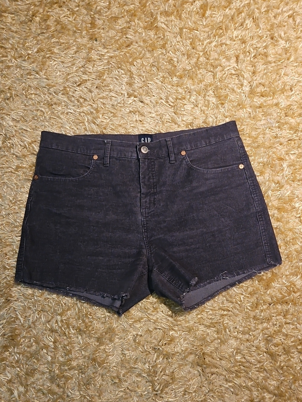 Gap Grey Corduroy Shorts Size 16